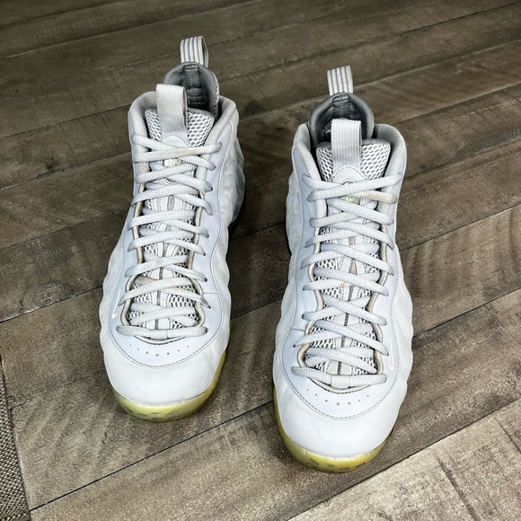 Nike Air Foamposite Premium Wolf Grey Sz 11.5 - Picture 3 of 5